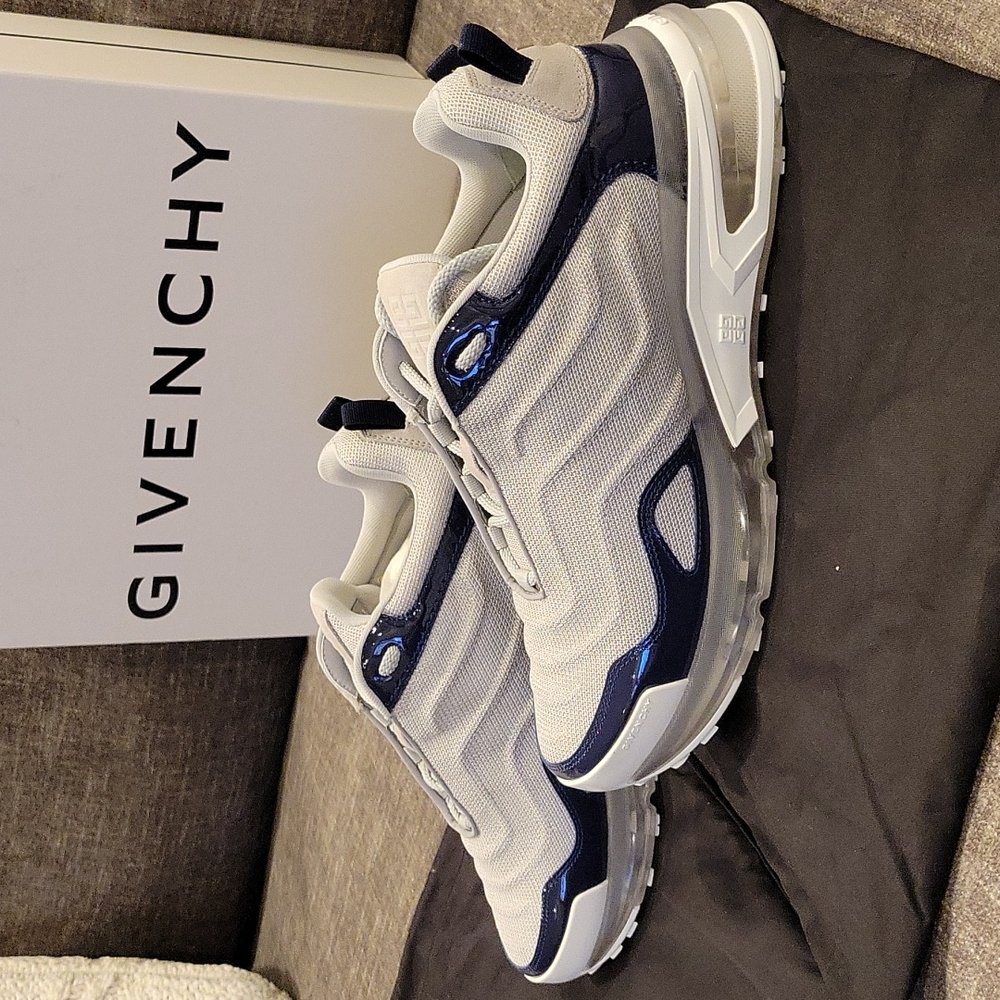 Givenchy men's GIV 1 blue/silvery size 10 (43) - Picture 4 of 6